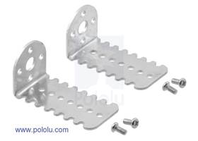 Pololu 25D mm metal gearmotor bracket pair